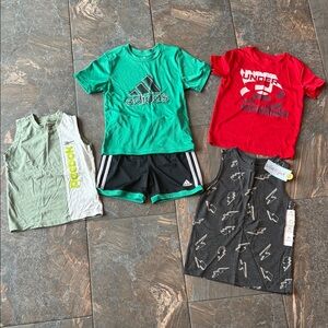 Adidas shorts set, Reebok, NWT Cat & Jack & Under Armour Kids Clothing 
size 4T